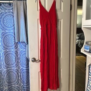 Lulu’s medium long red dress